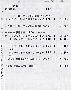 ウィッシュ　オプション